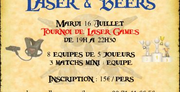 1er Tournoi de Laser Game Mardi 16 juillet